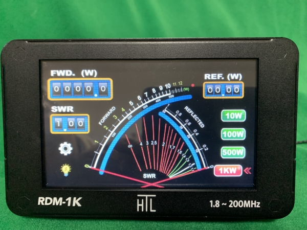 SWRパワー計　MAX１ｋW　RDM-1K　1.8－200MHｚをカバー　新発売　degital　cross　needle　SWR　POWER　METER